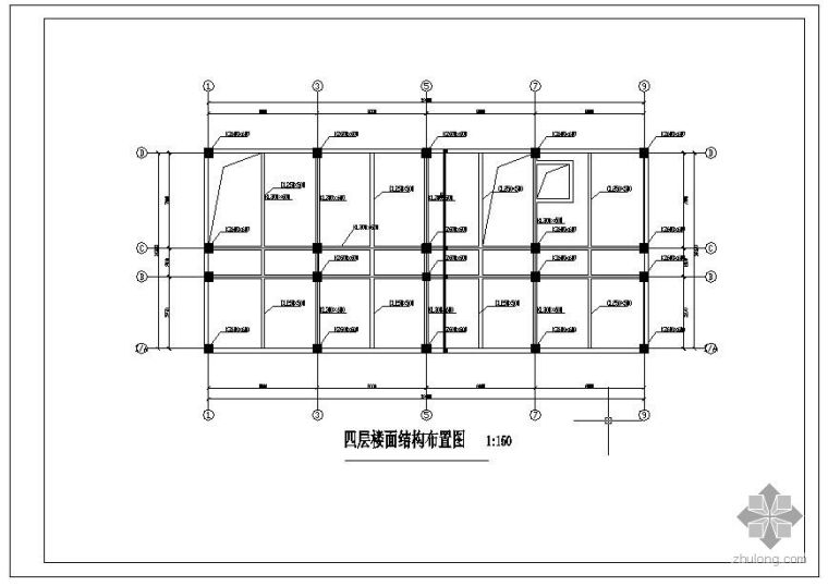 饭店建筑图资料下载-[学士]某6层框架饭店毕业设计(含计算书、建筑结构设计图)
