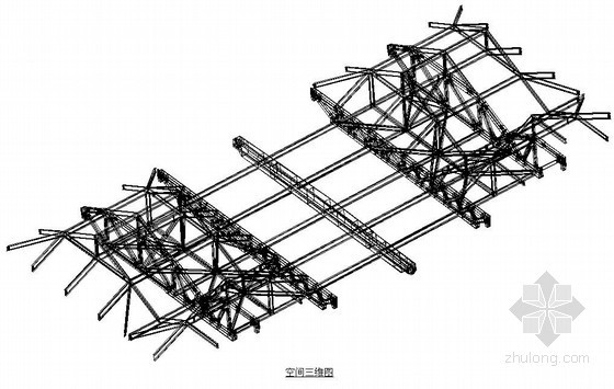 钢桁架桥吊装方案资料下载-会议中心大厅屋盖钢桁架吊装施工方案