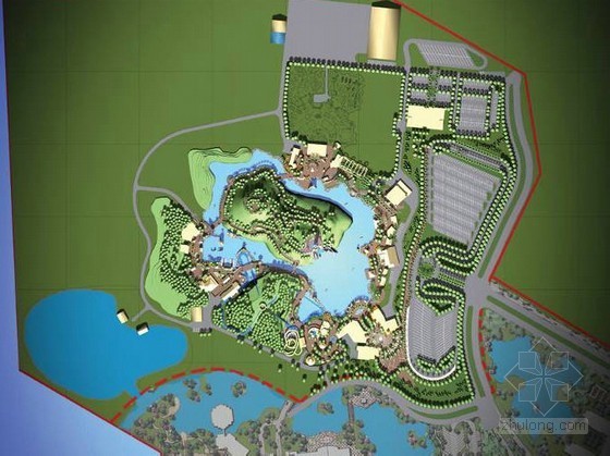 主题游乐园规划方案CAD资料下载-[珠海]度假村主题游乐园景观扩初设计方案