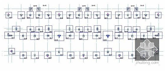 [浙江]6层框架结构住宅楼土建工程量计算及预算书(含施工图纸)-基础平面布置及详图