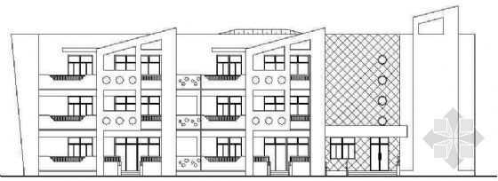 幼儿园门卫接待建筑施工图资料下载-六班幼儿园建筑施工图