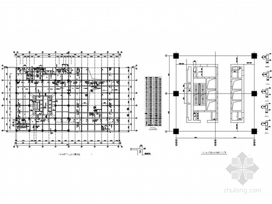 大型商业建筑结构施工图资料下载-[大型广场]商业综合体及写字楼结构施工图