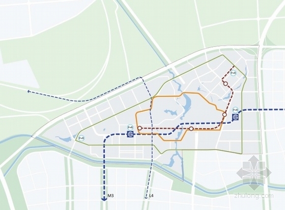 [北京]大型城市综合体规划及单体设计方案文本(知名公司)-分析图