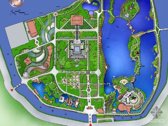 河堤公园改造安全方案资料下载-汕头市公园详细规划改造方案