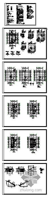 2层框架售楼部施工方案资料下载-某2层售楼部结构图纸