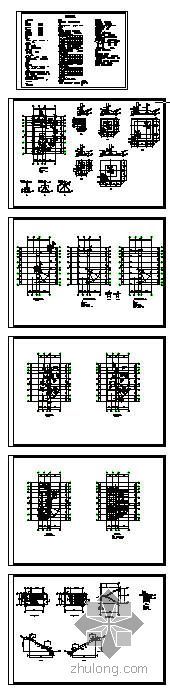 两层售楼部建筑图资料下载-某2层售楼部结构图纸