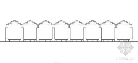 钢结构长廊cad资料下载-某长廊整套图纸(含结构)