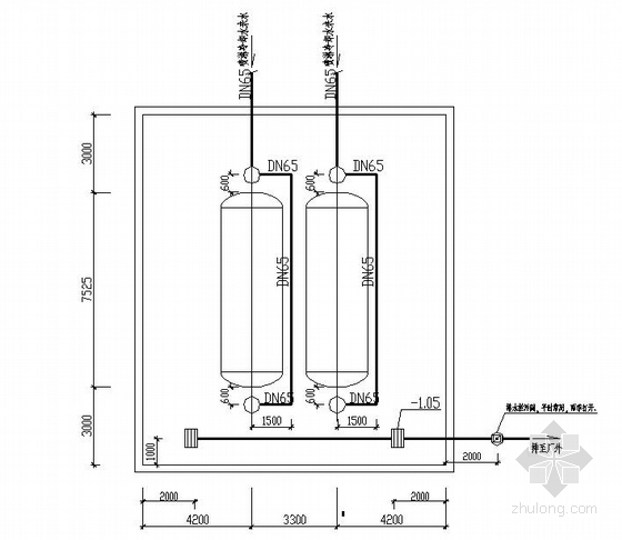 消防水池泵房给排水设计图资料下载-某液氨站给排水消防设计图