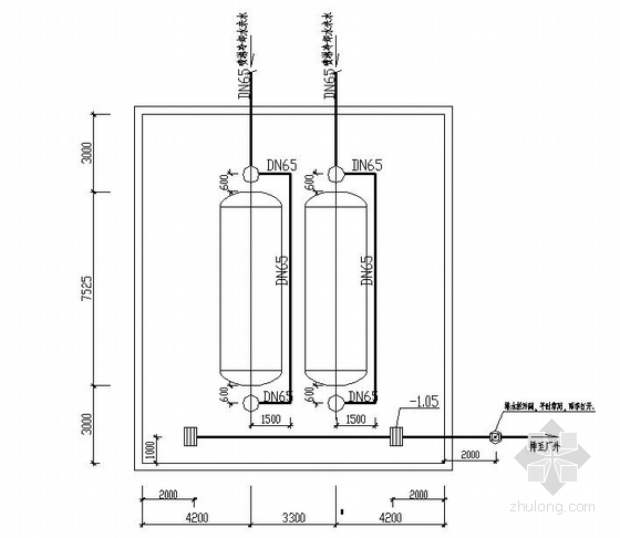 罐区消防设计资料下载-某液氨站给排水消防设计图