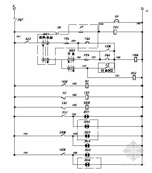 曹敏硕克兰可公寓资料下载-频敏起动柜控制原理图