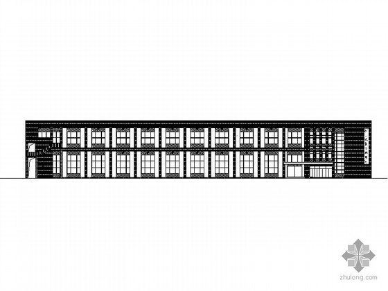 [北京]某学校实习工厂建筑施工图-模具车间-0002 