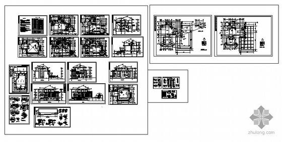 [北京国际花园]某豪华三层别墅建筑施工图-4