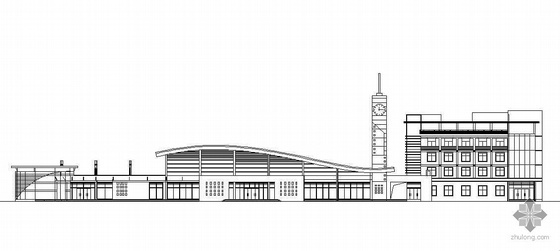 国内外汽车客运站建筑设计资料下载-某汽车站建筑设计方案