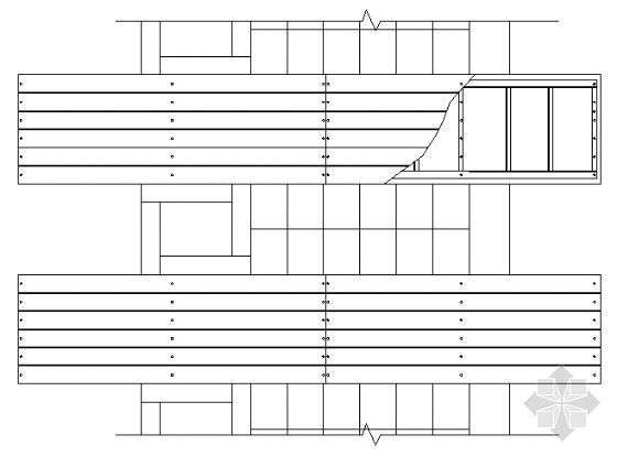 室外木平台施工方案资料下载-木平台结构详图
