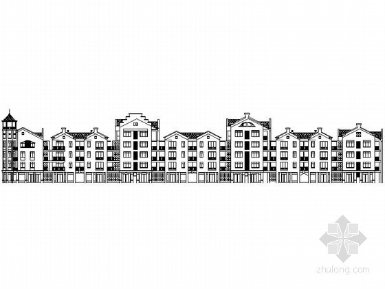 居民区设计分析图资料下载-[无锡]某居民区五层沿街住宅楼建筑施工图