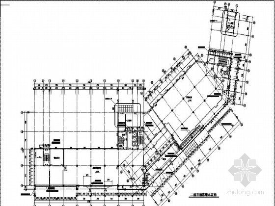 铝单板构架资料下载-安徽滁州某综合楼幕墙结构图