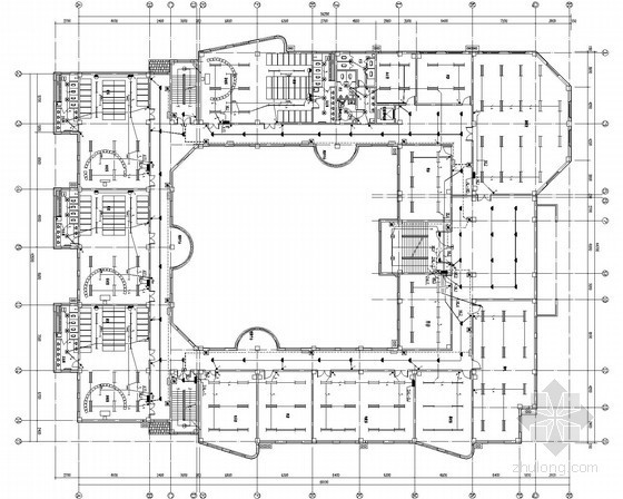 四层建筑施工图资料下载-某四层幼儿园电气全套施工图