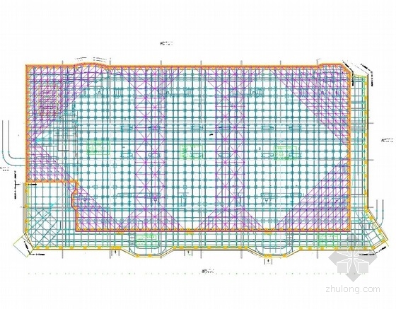 篮球场硅PU施工图资料下载-[浙江]9米深基坑复合土钉墙结合排桩内支撑支护施工图（含计算书）