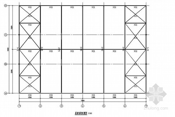 25M钢结构厂房资料下载-安庆某单层钢结构厂房结构设计图