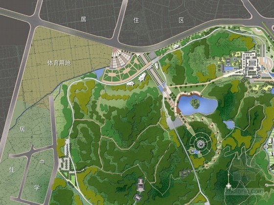 森林公园设计方案实例资料下载-[金华]森林公园规划设计方案