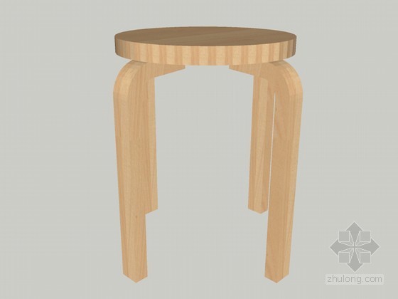 木制简单椅子资料下载-简单椅子SketchUp模型下载