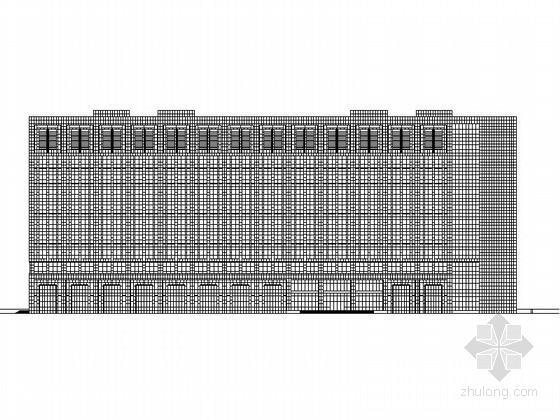 框架剪力墙建筑施工图资料下载-[江苏]12层混凝土框架剪力墙结构办公建筑施工图（知名设计院）