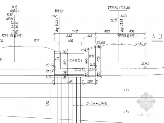 卵石路面施工图设计资料下载-[江西]5.0m×3.2m铁路工程人形立交框架涵施工图设计