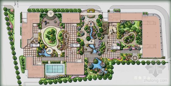 福建花园小区景观设计方案资料下载-福建花园小区景观设计方案全套