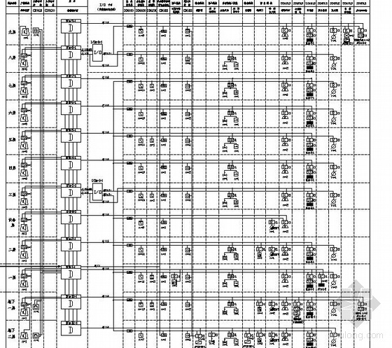 水原灵通广场宾馆资料下载-某广场宾馆消防系统控制结构图