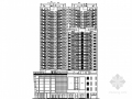 [广东]某二十四层商住楼建筑施工图（含效果图）