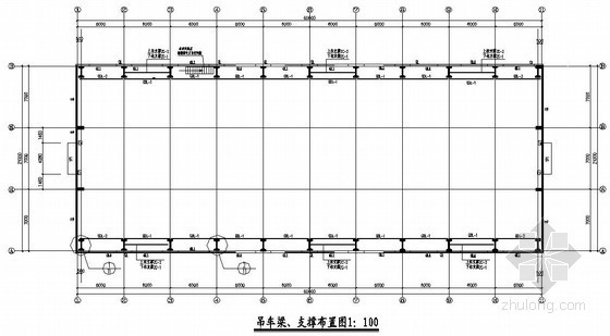 单层钢结构地基基础资料下载-单层钢结构厂房建筑结构施工图