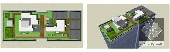 国内绿色建筑星级设计项目案例分析（雨水中水回收利用、仿生血管空调）-种植屋面