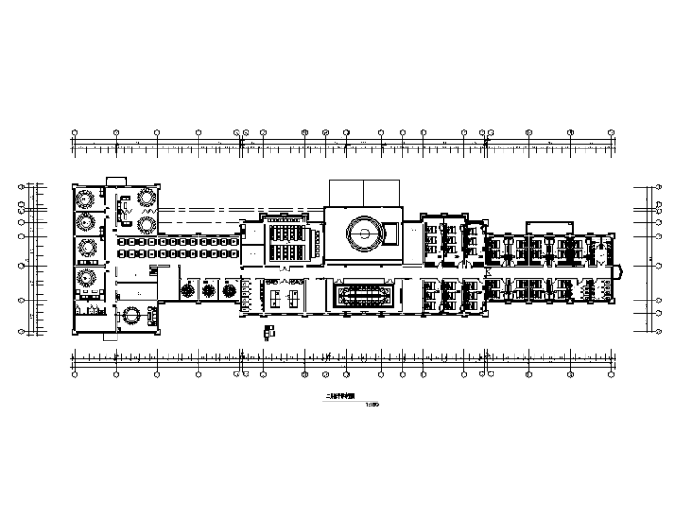 办公大楼室内设计效果图资料下载-[黑龙江]旅游度假服务区综合楼室内设计CAD施工图（含效果图）