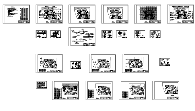 [湖北]生态酒城文化特色园博会展园设计方案（附部分CAD施工图）-CAD施工图总缩略图