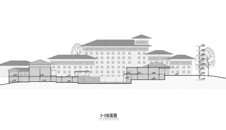 五酒店施工图资料下载-现代风格西山湖宾馆(五星级)全套建筑方案及施工图