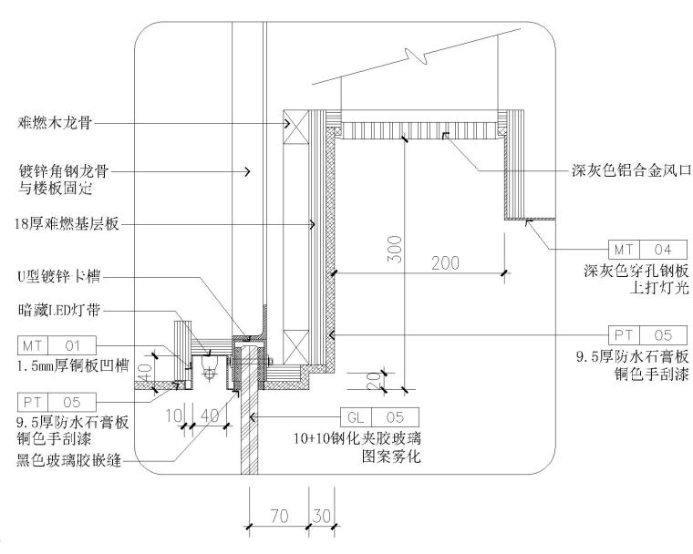 火宴山·北京大悦城店施工图+效果图-节点图