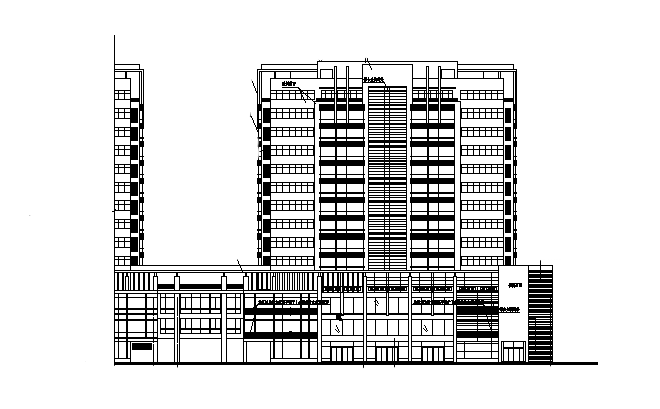 孵化建筑施工图资料下载-数字娱乐孵化大厦施工图归档(全套施工图）