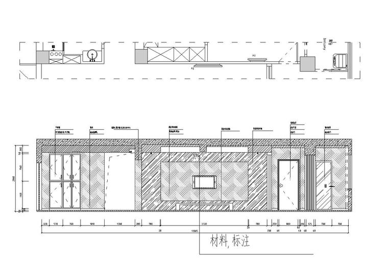 聚鑫城室内施工图设计（CAD+实景图）-立面图