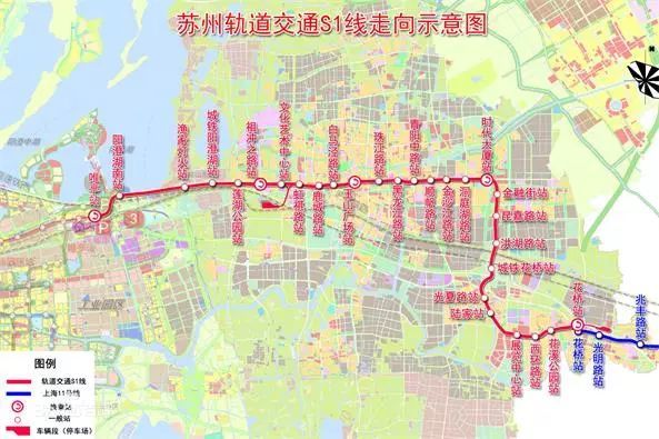 花桥国际商务资料下载-苏州轨交S1线进入实质性施工阶段！与上海接轨~