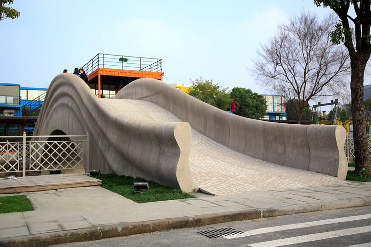 上海混凝土3D打印步行桥-016-the-worlds-largest-concrete-3d-printed-pedestrian-bridge-china-by-tsinghua-university-school-of-architecture-zoina-land-joint-research-center-for-digital-architecture