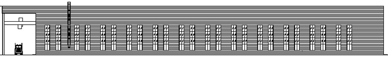 钢铁物流门式刚架仓储施工图（CAD，4张）_2