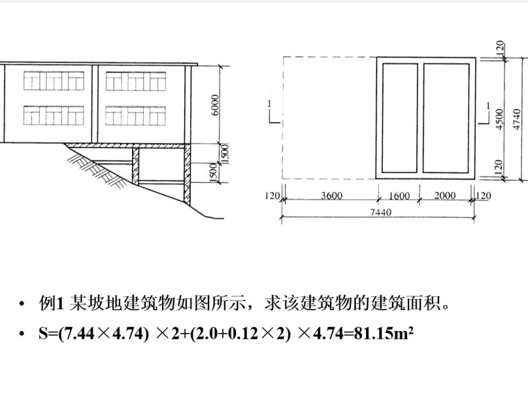 土建工程量计算实例解析入门讲义(93页)-1、建筑面积