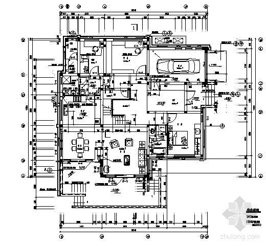 某二层美式别墅建筑方案图-3