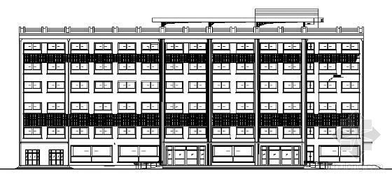 六层酒店方案文本资料下载-山东省烟台市某六层宾馆建筑方案图