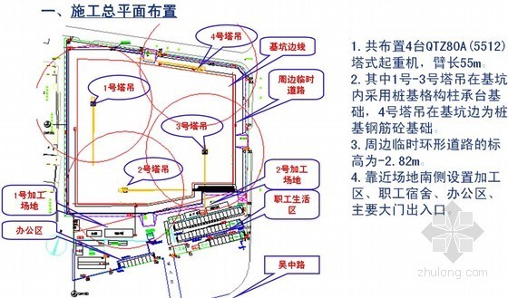 深基坑内支撑上海资料下载-[上海]商业广场深基坑工程开挖、支撑施工经验汇报