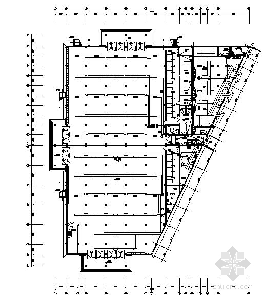 诊所电气设计图纸资料下载-某学生餐厅电气设计图纸