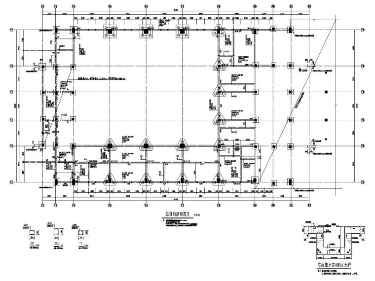 2层体育馆结构资料下载-[浙江]地上二层框架结构体育馆结构施工图