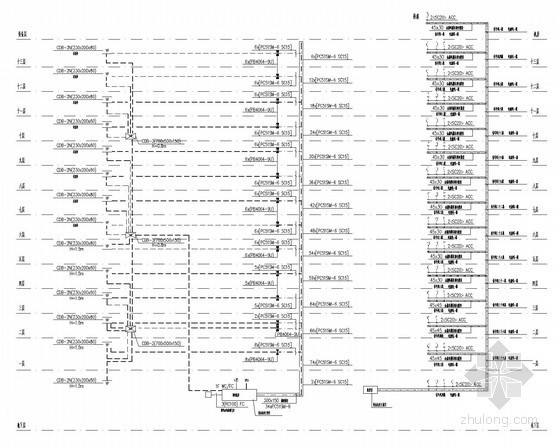 [江苏]一类高层酒店强弱电施工图（酒店 商铺 办公）-弱电系统图 