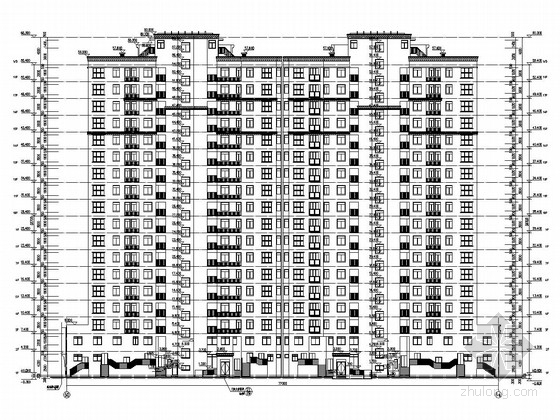 18层商住楼全套图纸资料下载-[江西]18层框架剪力墙结构商住楼结构施工图（含建筑图）