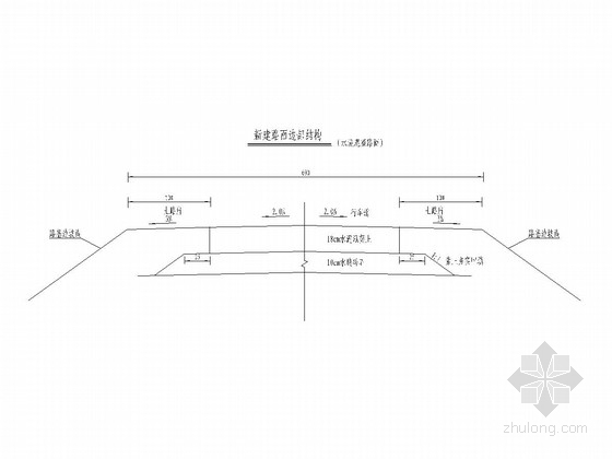 水泥混凝土道路工程概况资料下载-4m宽水泥混凝土道路设计套图（18张）